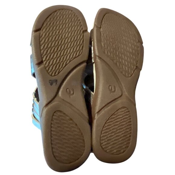 Easy Spirit Women's Marlis Slingback  Metallic Flat Sandals‎ Size 11n - Picture 5 of 6